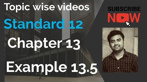 NCERT Physics class 12 chapter 13 EXAMPLE 13.5 #physicsuniversewithjaiminshah