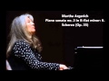 Martha Argerich: The complete Piano sonata no. 2 in B-flat minor Op. 35"(Chopin)