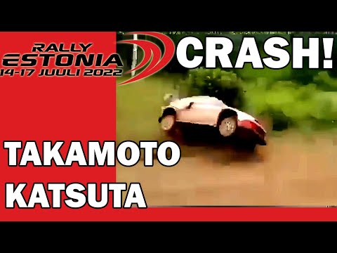 WRC Rally Estonia 2022 | Katsuta Crash SHAKEDOWN