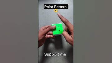 3x3 Rubik cube point Pattern #shorts