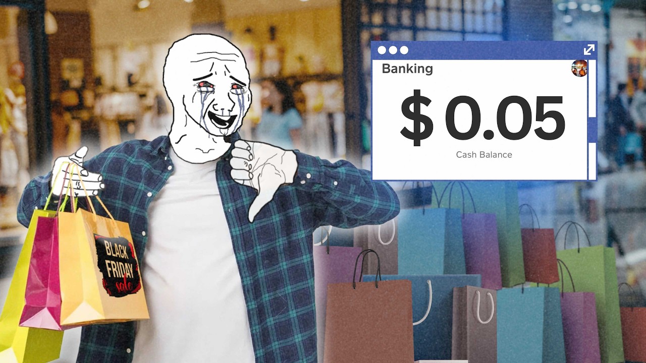 Wojak Goes Black Friday Shopping
