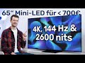 TCL 65C7K Im Check So Gut Ist Der 700 Mini LED TV Wirklich