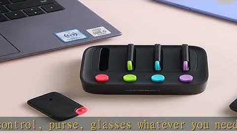 Key Finder Locator,Key Tracker,RF Item Tag Beeper Alarm Tracking Device with 1 Transmitter and 4 Re