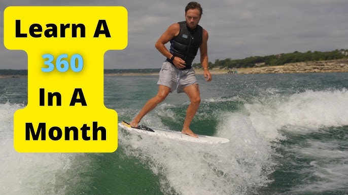 Do you struggle on the 360? #wakesurf #wakesurfing #summer