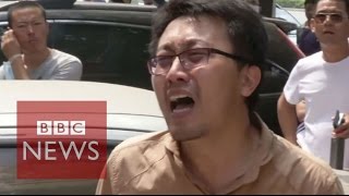 China explosions: Tianjin residents hold protests - BBC News
