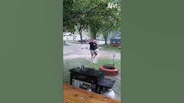 Me Running Away 2022 😅 #NewYearNewMe #funny #fail #fall #rain #weather #afv #newyear