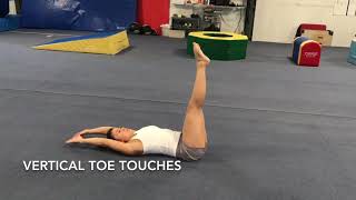 Vertical Toe Touches