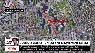 Rodéo à moto : un enfant gravement blessé