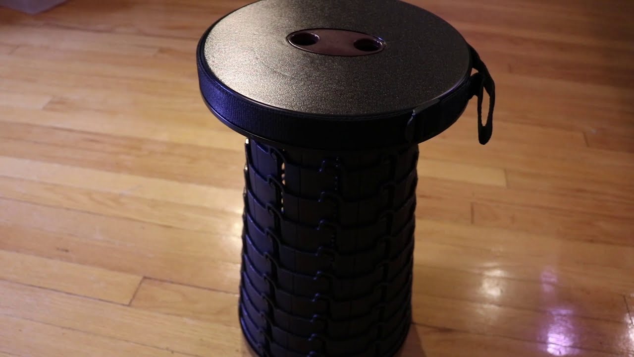 Portable Collapsible Stool! - YouTube