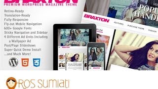 Braxton - Premium WordPress Theme Part 2 - Setting the Homepage