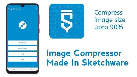 Image Compressor Made In Sketchware (Review Video)