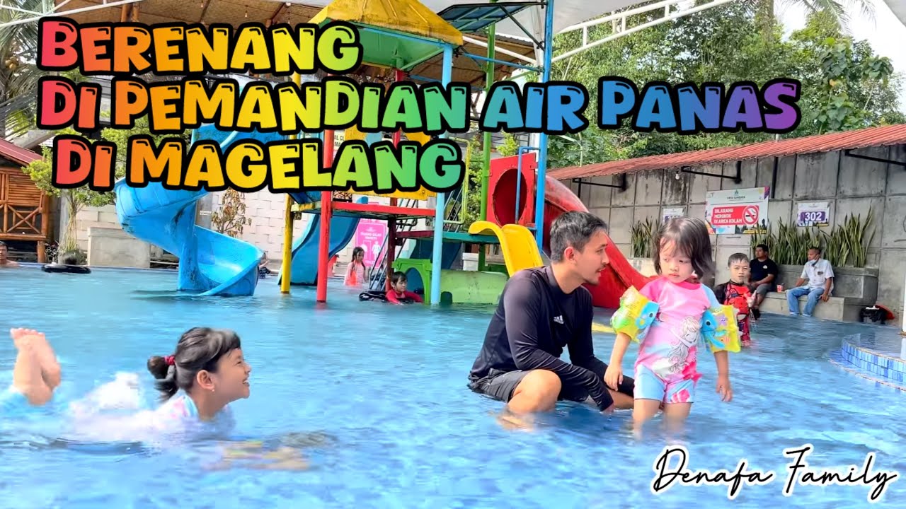Berenang di Pemandian Air Hangat, Magelang