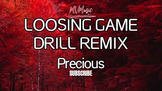 loosing game drill remix by precious (lyrics) | arcade drill remix Resimi