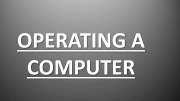 OPERATING A COMPUTER || Grade-2 || Starting a Computer || Starting a Program || Shut down Computer||