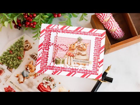 *NEW* Background Builder Stamps - Create a Christmas Card with Me!