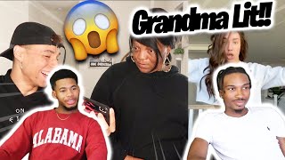 INTRODUCING TIKTOK TO MY GRANDMA Larray Reaction Video