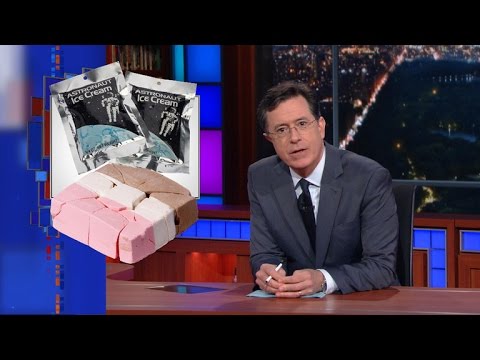 Stephen Colbert Reveals The Deep Dark Secret Of Astronaut Ice Cream