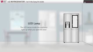 [LG Refrigerator] - Isn't the lamp lit inside?