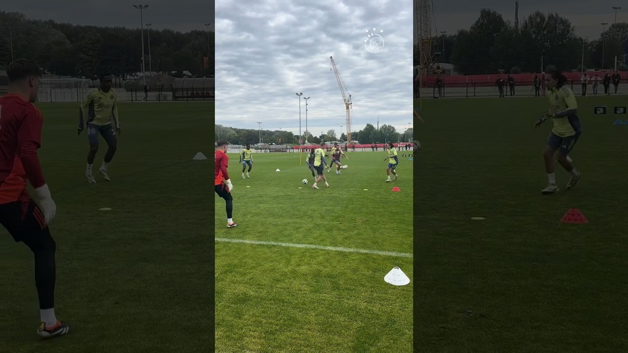 The work continues at the Ajax training ground! ⚽️