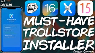 TrollInstallerX RELEASED! NEW TrollStore Installation Method For ALL iOS Versions (iOS 14 - 16.6.1)