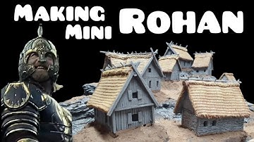 Building Rohan Terrain - Lord of the Rings Diorama or MESBG Battle of Edoras Gamingboard?