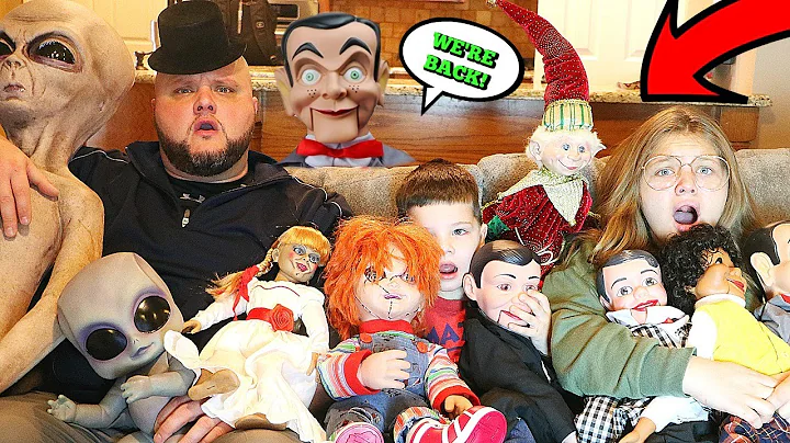 ATTACK OF THE VILLAINS! Villains RETURN AND STEAL BABY NEW YEAR! Slappy, Slappys Family, Alien Baby