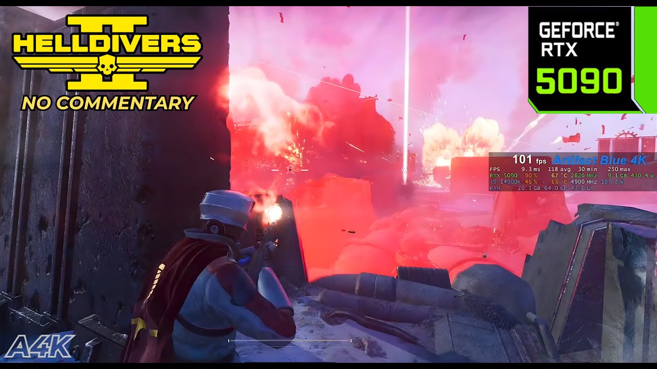 HELLDIVERS 2: Command Bunkers @ Vog Sojoth | RTX 5090 4K 60fps Ultra Max Settings