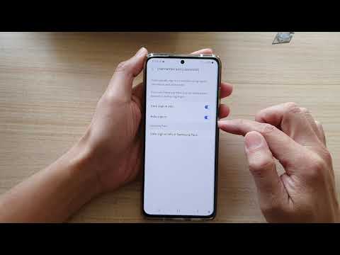 Galaxy S21/Ultra/Plus: How to Enable/Disable Samsung Internet Auto Sign-In