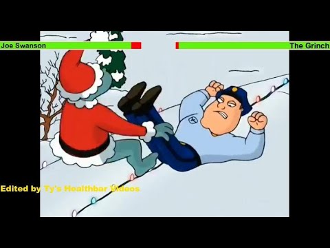 Joe Swanson vs. The Grinch with healthbars (December Special)