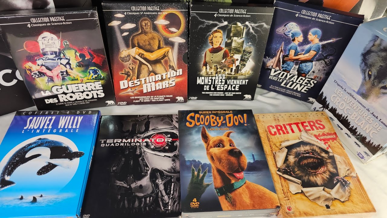 TOUS MES COFFRETS QUADRILOGIE PRESQUE 100 FILMS EN DVD !!! 😱😱 PARTIE 4 !!!