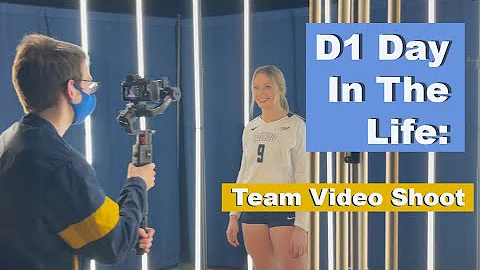 Day In The Life: D1 College Volleyball Video Shoot...