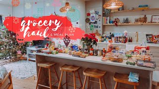 CHRISTMAS FAMILY GROCERY HAUL & MEAL PLAN - TESCO - DECEMBER 2021