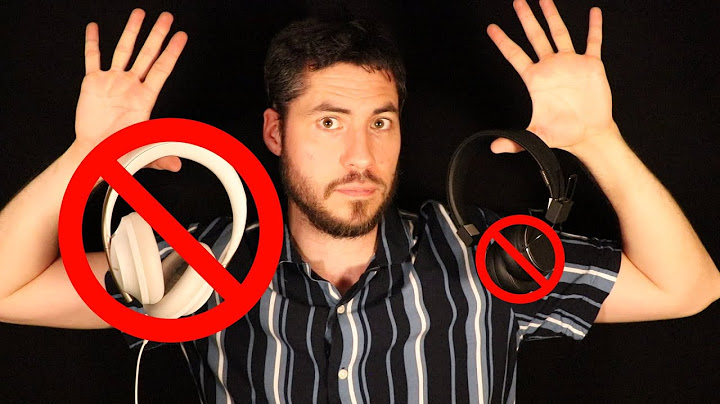 ASMR réservé à ceux qui n'ont plus de casques ou d'écouteurs