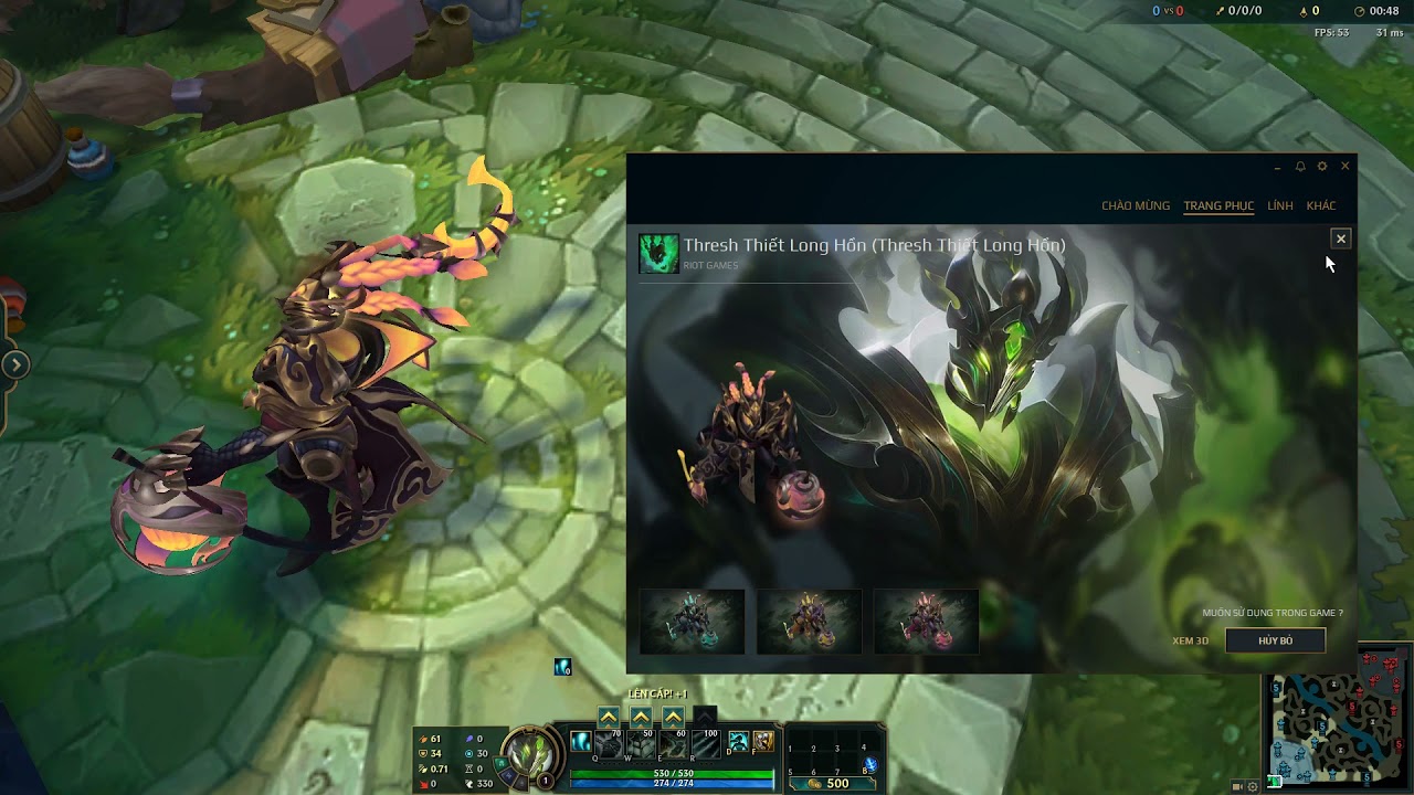 Steel Dragon Thresh Chroma Mod Test YouTube
