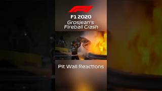F1 2020 Grosjean's Fireball Crash  #formula1#f1