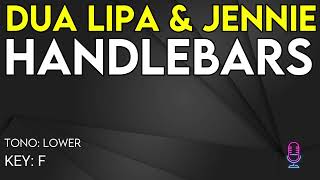 Dua Lipa & Jennie - Handlebars - Karaoke Instrumental - Lower