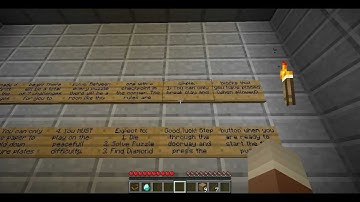 Minecraft Custom Map - PuzzleCraft - Avsnitt 1