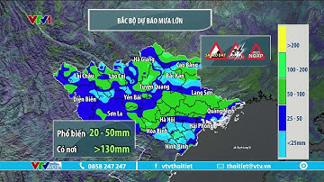 Bắc Bộ dự báo mưa lớn, đề phòng sạt lở đất, gió giật mạnh, ngập úng | VTVWDB