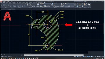 AutoCAD 2022 Exercise: Creating Layers and Dimensions.