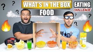 WHAT'S IN THE BOX FOOD EATING CHALLENGE | Spicy Noodles Eating Competition | Food Challenge screenshot 1