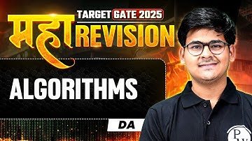 Algorithms One Shot | DA | Maha Revision | Target GATE 2025