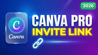 Canva Design Tutorial | Canva Pro Invite Link
