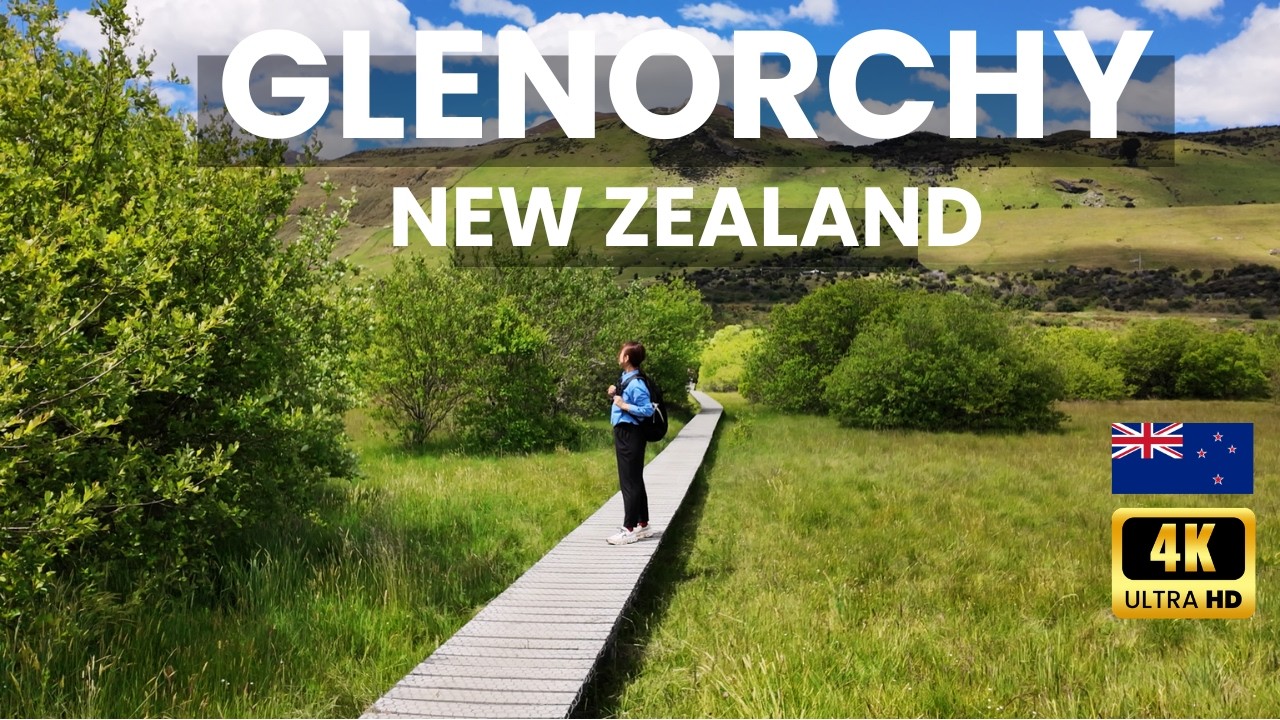Glenorchy Walkway New Zealand - Stunning Lagoon Boardwalk & Lake Wakatipu | Relaxing Walking Tour 4K