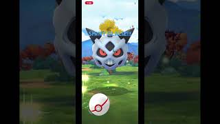 Shiny GLALIE from Mega raid!!! #likeitup #pokemongo #shiny #megaraid #pokemon #subscribe