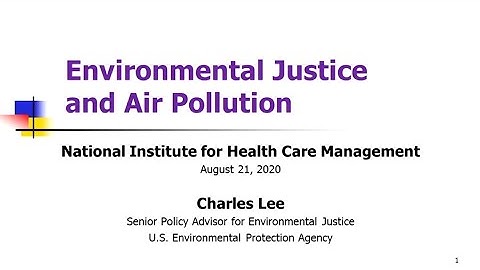 Environmental Justice and Air Pollution