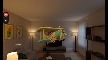 Tap 3D object and fly -Vision Pro