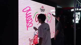 Connor Stout Shake Express: Digital Graffiti Wall