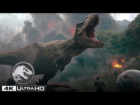 A erupção do vulcão em 4K HDR | Jurassic World