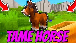 How To RIDE & TAME HORSE In Hytale! How To RIDE & TAME HORSE In Hytale!