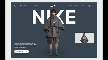 Nike-Inspired Landing Page Design in Figma | Modern UI Tutorial for Beginners